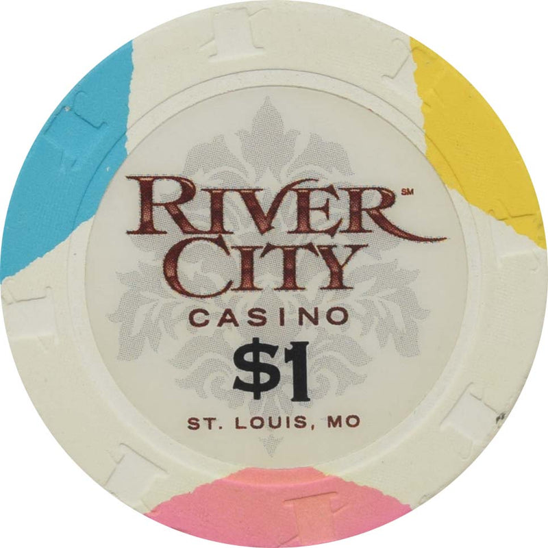 River City Casino St. Louis Missouri $1 Chip