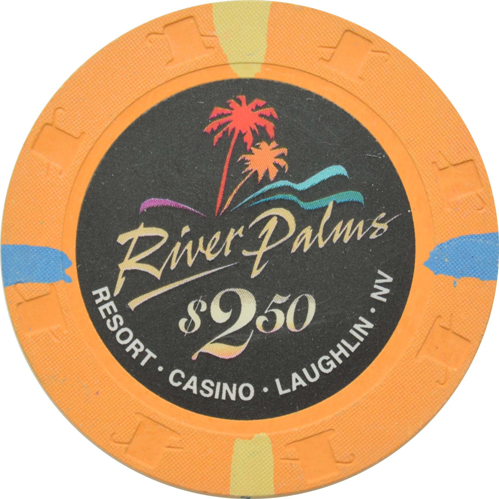 River Palms Casino Laughlin Nevada $2.50 Chip 2000