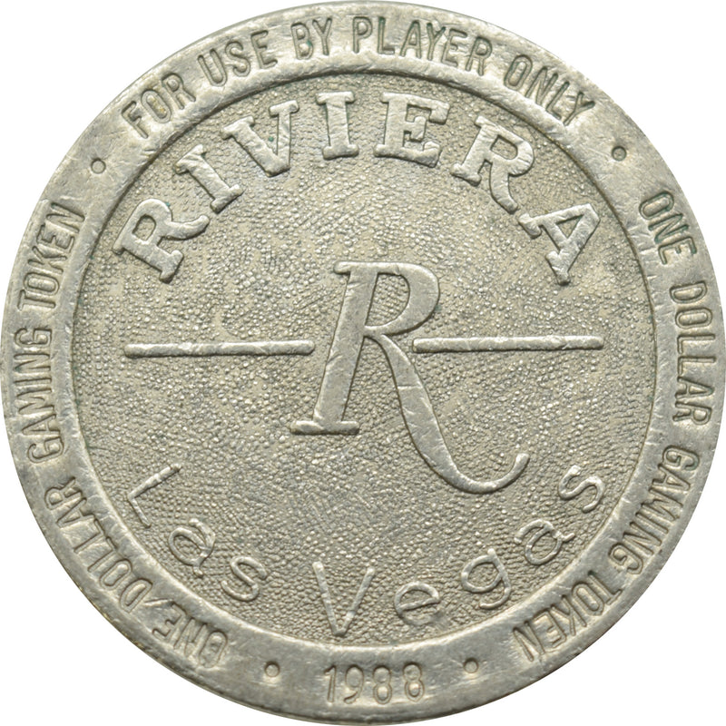 Riviera Casino Las Vegas NV $1 Token 1988