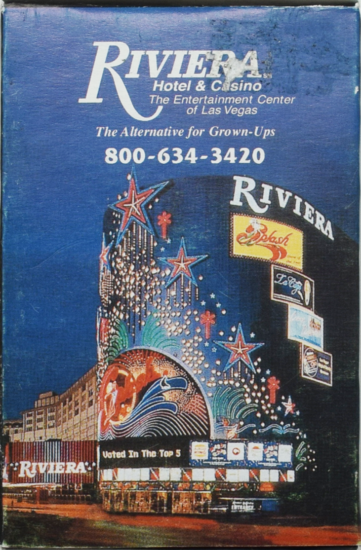 Riviera Casino Las Vegas Gift Shop Playing Card Deck