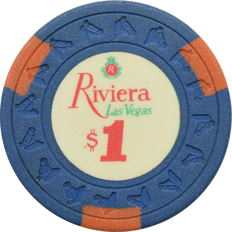 Riviera Casino Las Vegas Nevada $1 Chip 1968