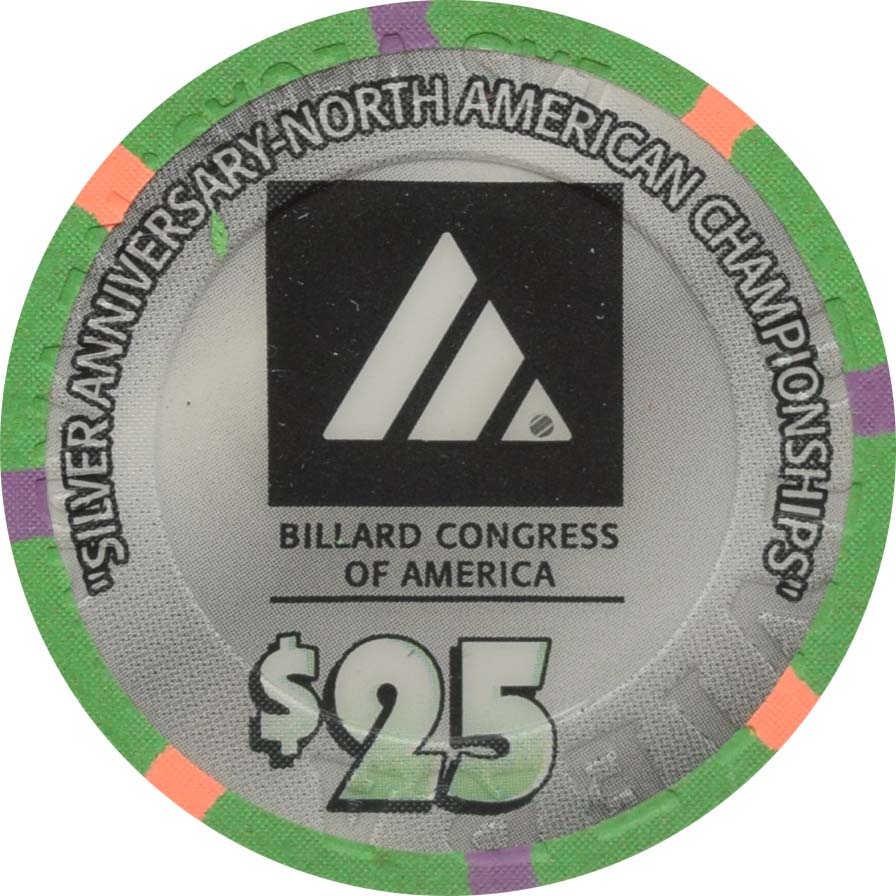 Riviera Casino Las Vegas Las Vegas $25 Billiard Congress (BCA) Chip 2001