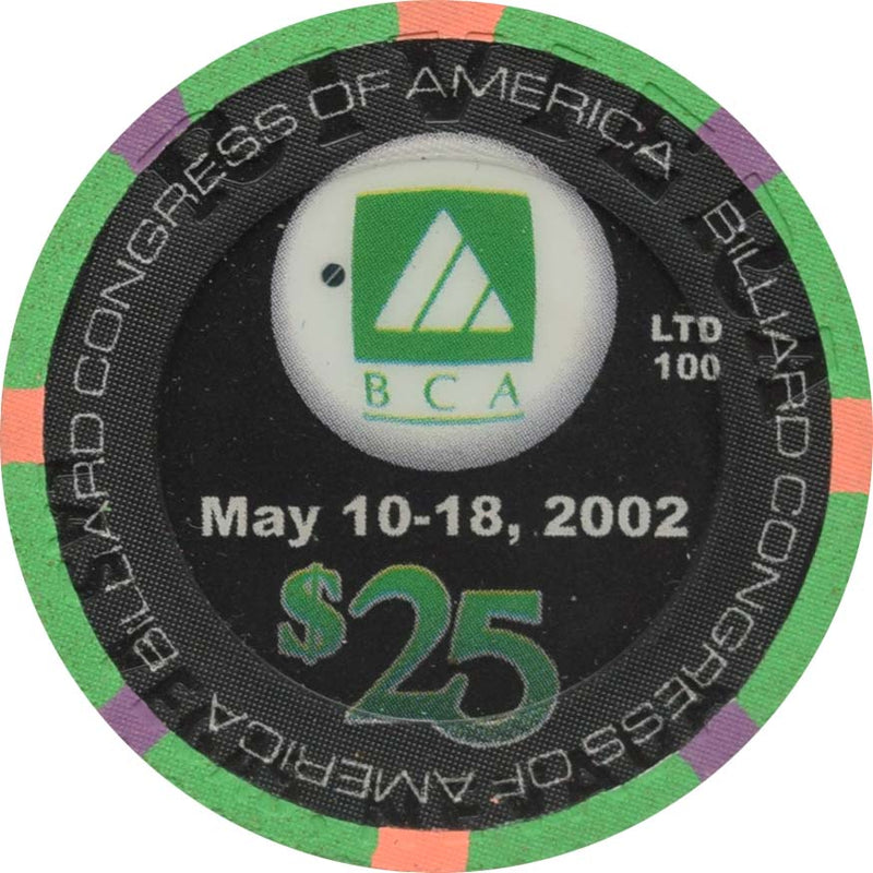 Riviera Casino Las Vegas Las Vegas $25 Billiard Congress (BCA) Chip 2002