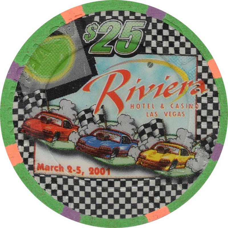 Riviera Casino Las Vegas Las Vegas $25 Race Weekend Chip 2001