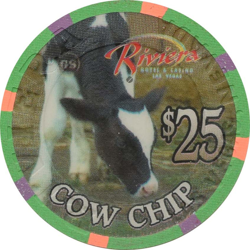 Riviera Casino Las Vegas Las Vegas $25 Cow Chip Rodeo Days Chip 2001