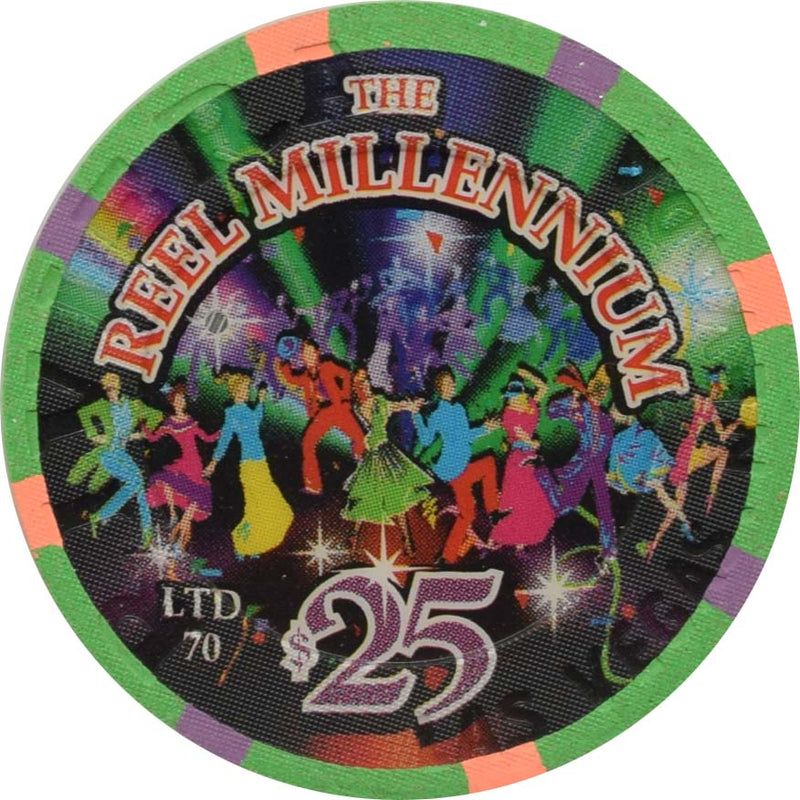 Riviera Casino Las Vegas Las Vegas $25 Reel Millennium Chip 2001
