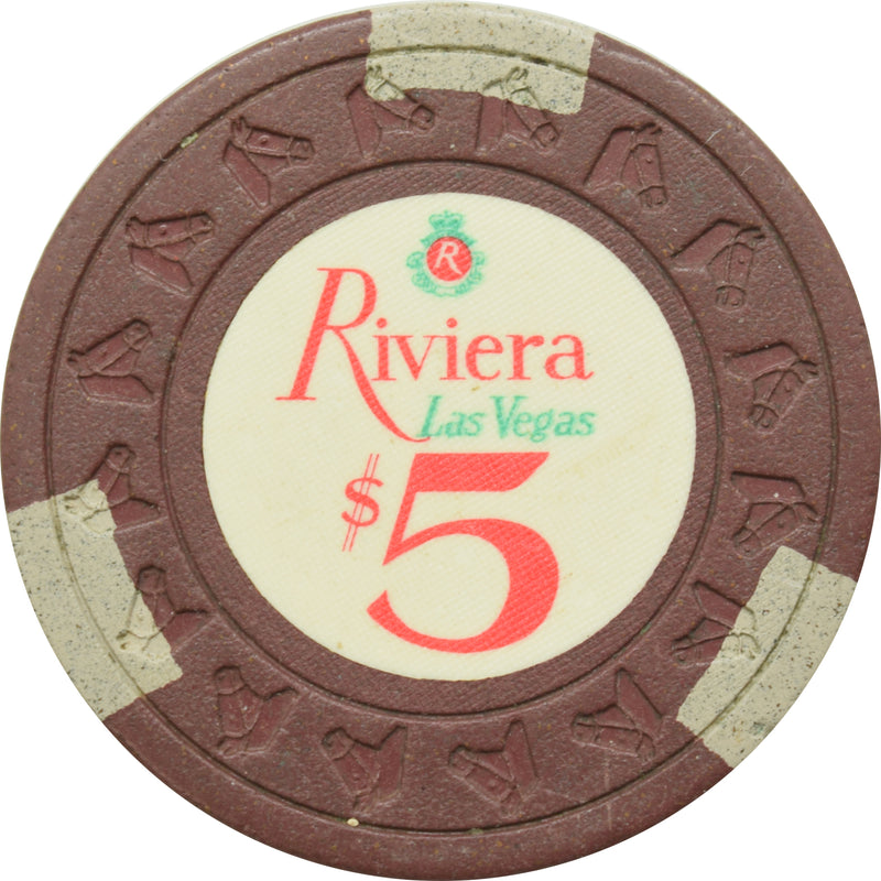 Riviera Casino Las Vegas Nevada $5 Chip 1965