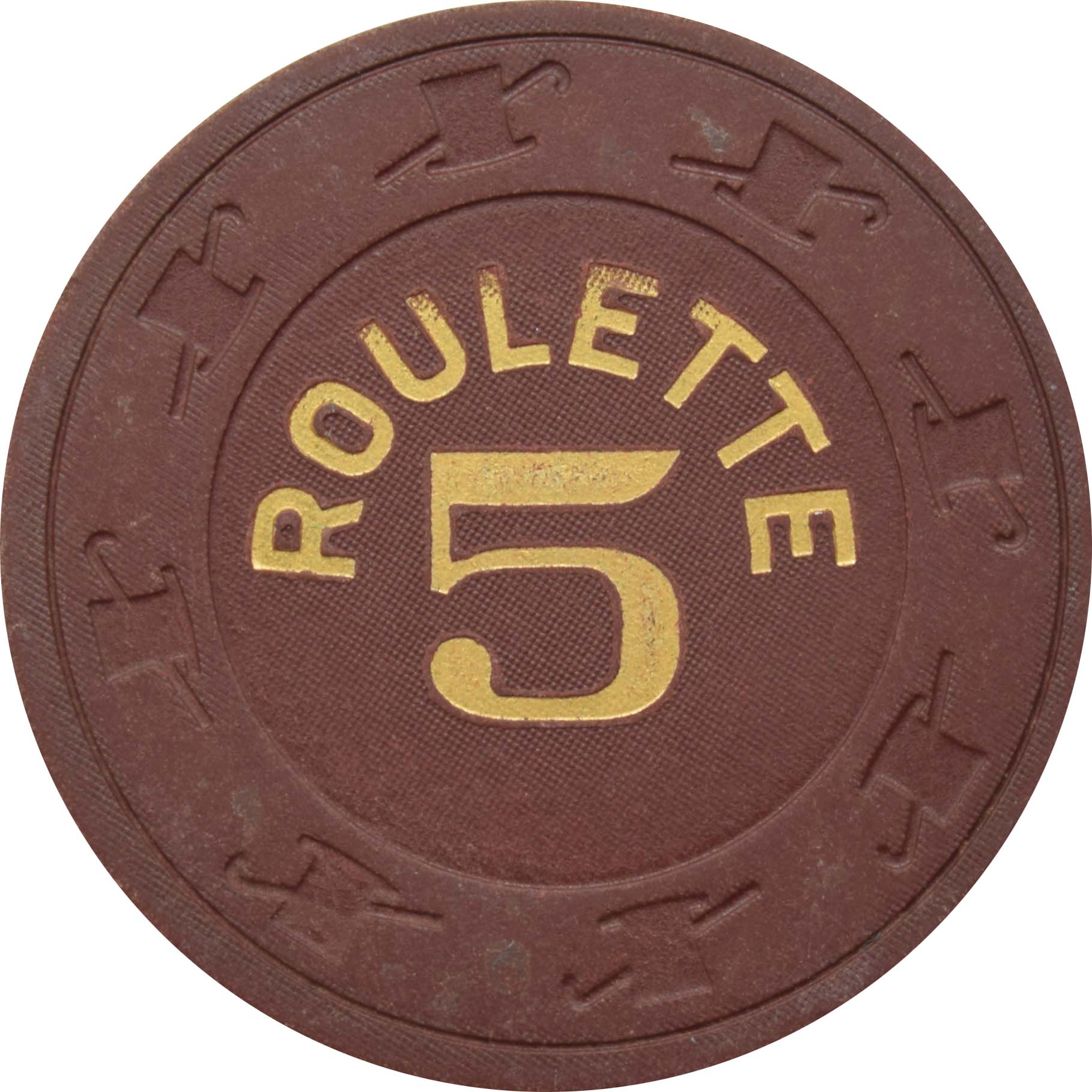 Paulson Chocolate Color Roulette Chip