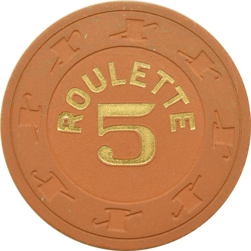 Paulson Gold Color Roulette Chip