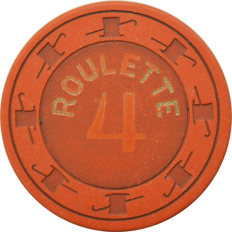 Paulson Orange Color Roulette Chip