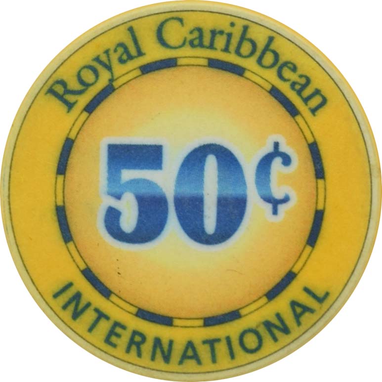 Royal Caribbean International Cruise Line Casino 50 Cent Chip