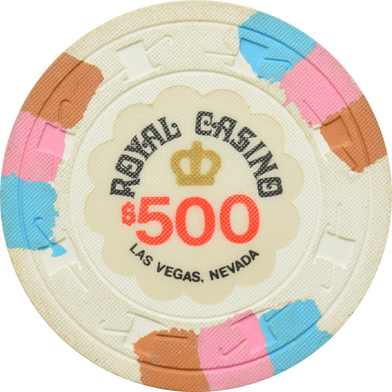 Royal Casino Las Vegas Nevada $500 Chip 1977