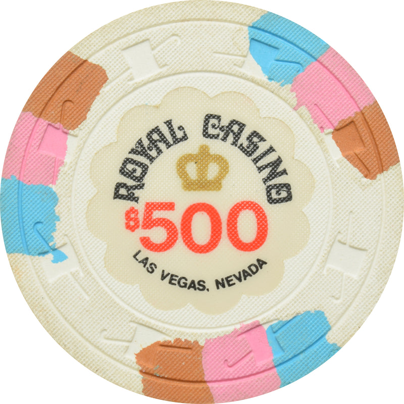 Royal Casino Las Vegas Nevada $500 Chip 1977