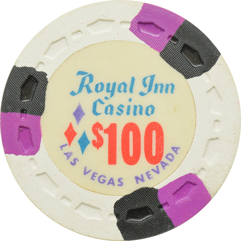 Royal Inn Casino Las Vegas Nevada $100 Chip 1972