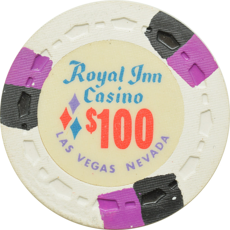 Royal Inn Casino Las Vegas Nevada $100 Chip 1972
