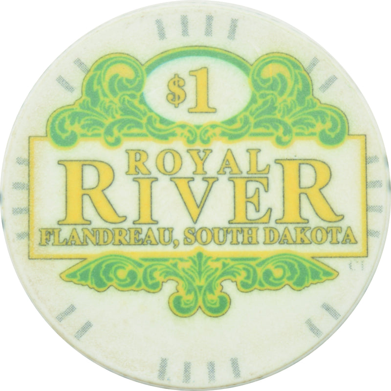 Royal River Casino Flandreau South Dakota $1 Chip