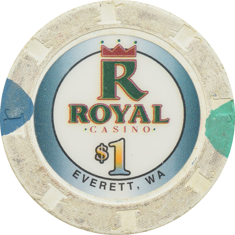 Royal Casino Everett Washington $1 Chip