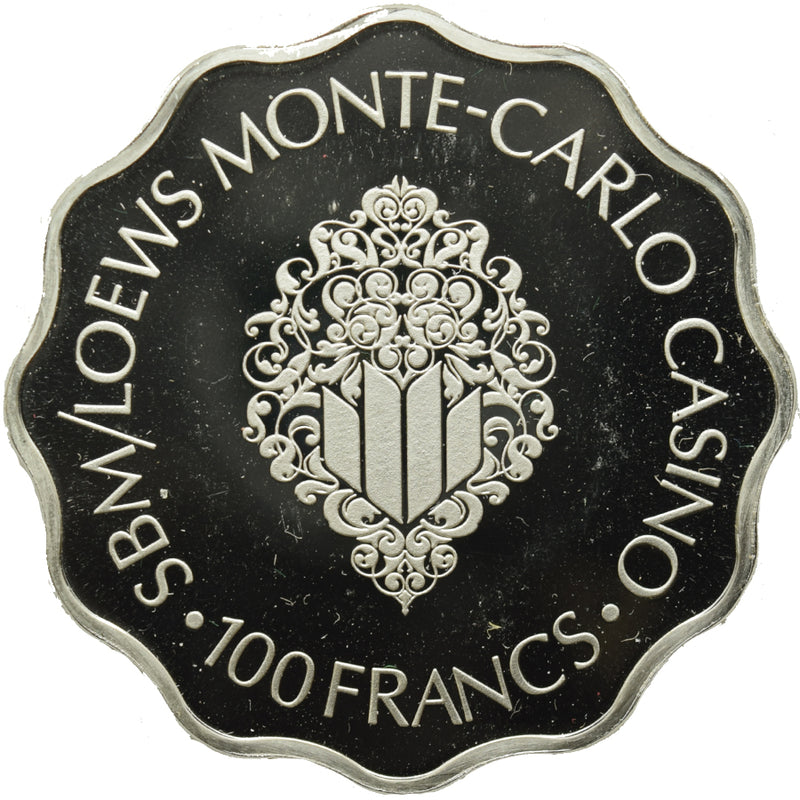 SMB/Loews Casino de Monte-Carlo Monaco 100 Francs Token