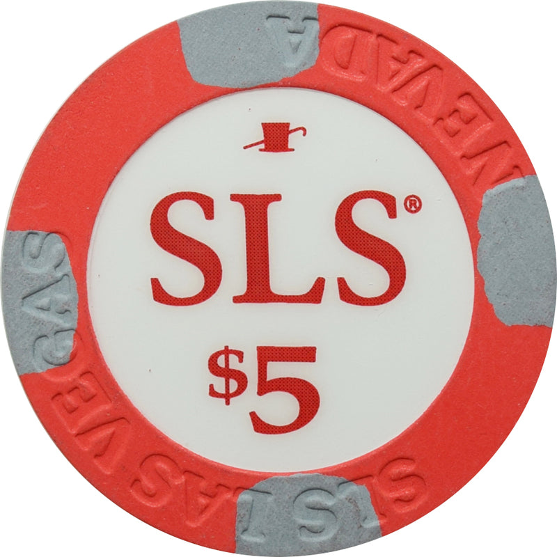 SLS Casino Las Vegas Nevada $5 Chip 2014