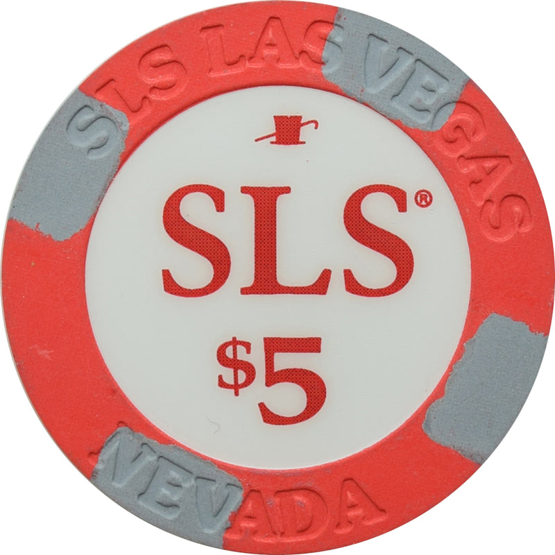 SLS Casino Las Vegas Nevada $5 Chip 2014