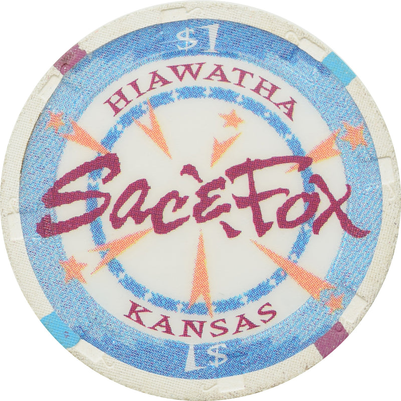 Sac & Fox Casino Powhattan KS $1 Chip