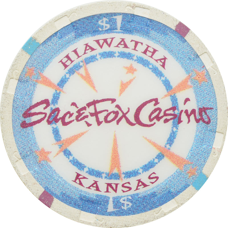Sac & Fox Casino Powhattan KS $1 Chip