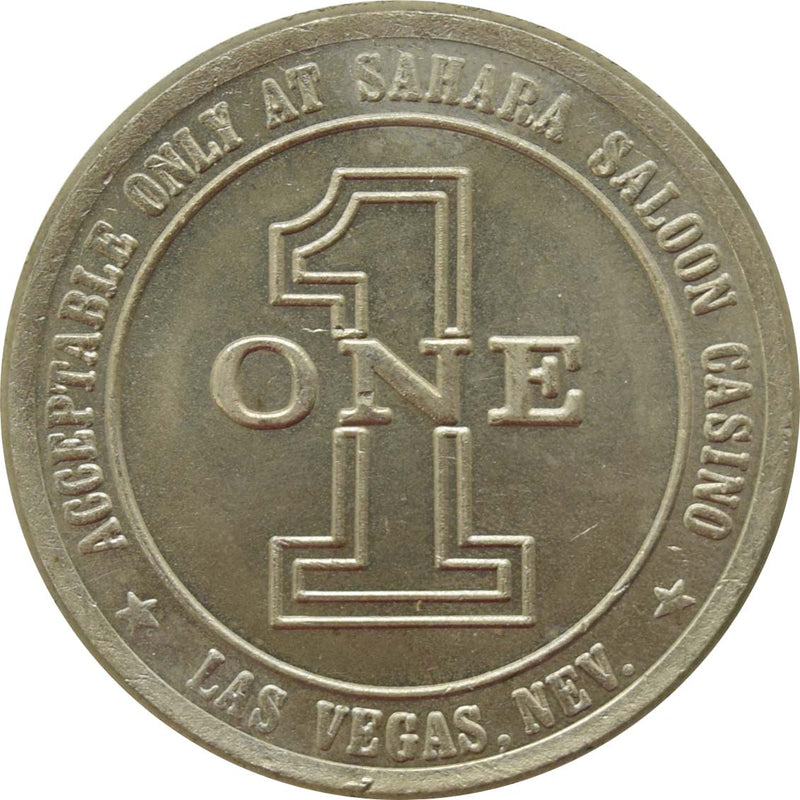 Sahara Saloon Casino Las Vegas Nevada $1 Token 1984
