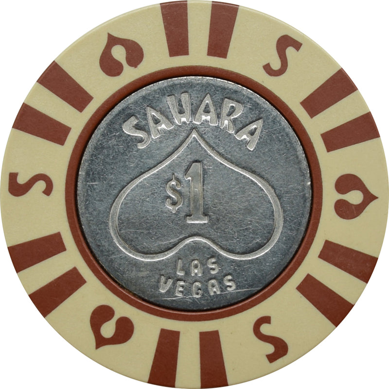 Sahara Casino Las Vegas NV $1 Chip 1970s