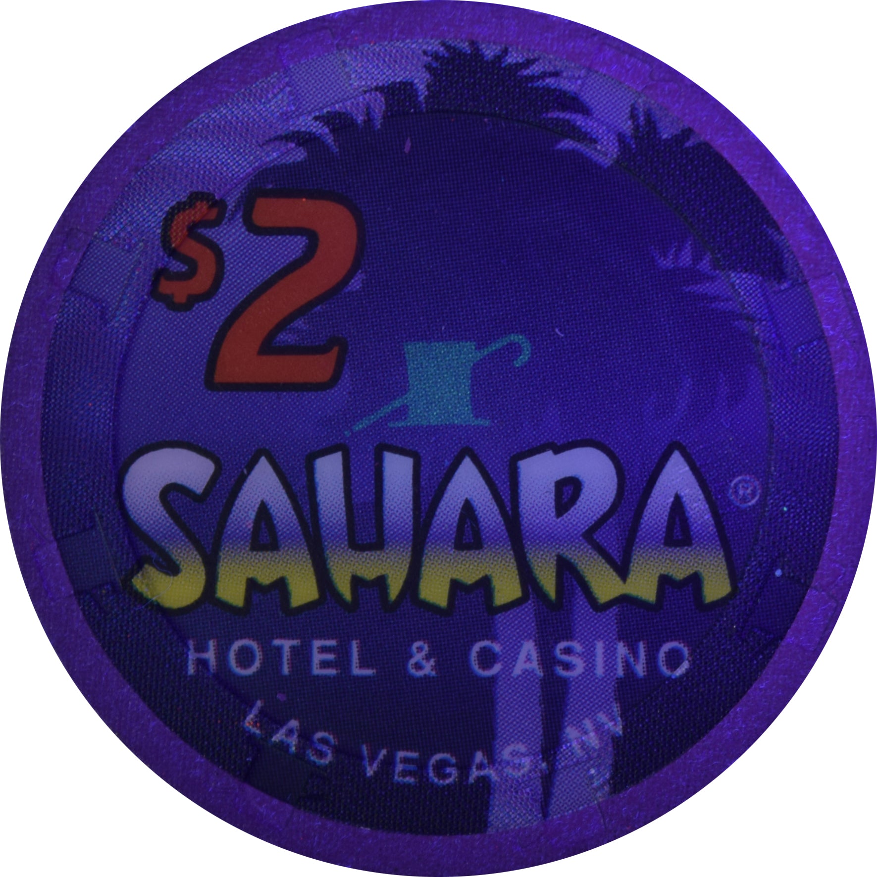 Sahara Casino Las Vegas Nevada $2 Chip 1996