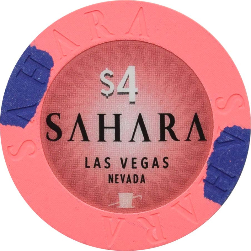 Sahara Casino Las Vegas Nevada $4 Chip 2020