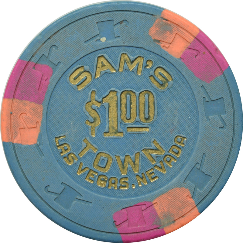 Sam's Town Casino Las Vegas NV $1 Chip 1994