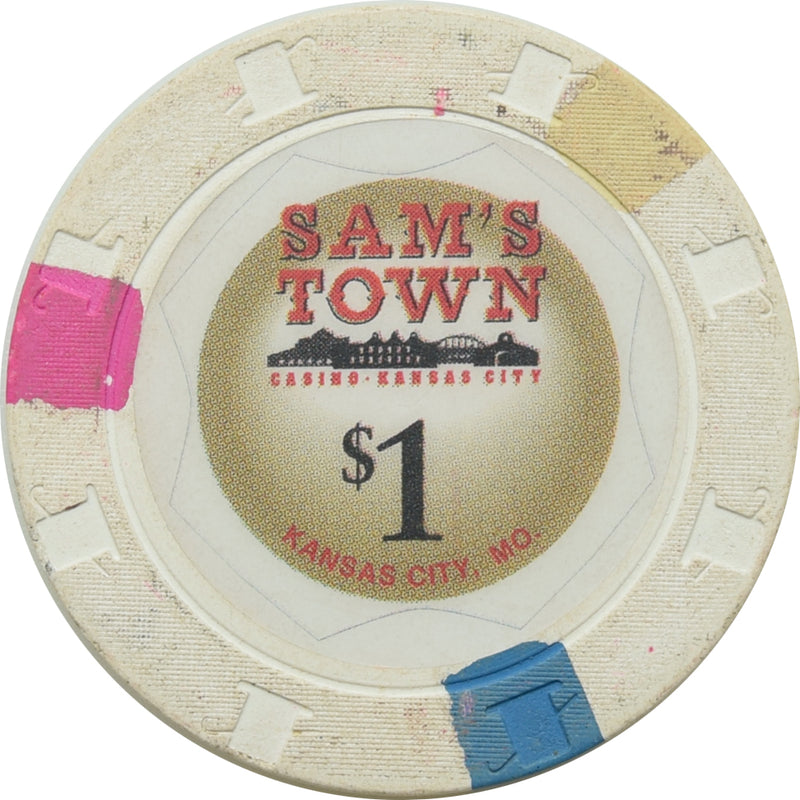 Sam's Town Casino Kansas City Missouri $1 Chip