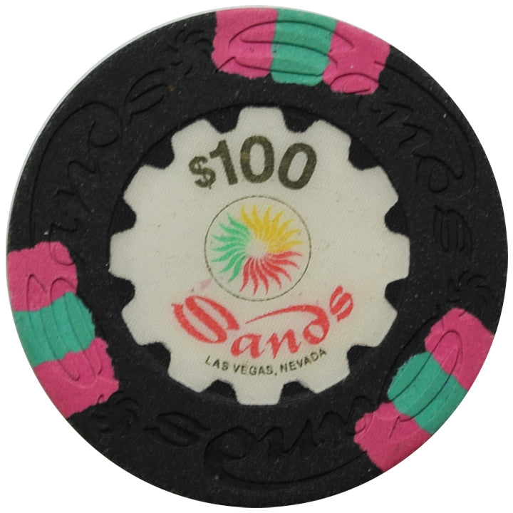 Sands Casino Las Vegas Nevada $100 Chip 1989
