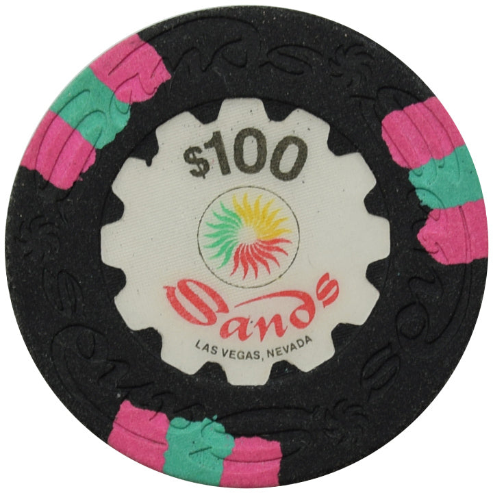 Sands Casino Las Vegas Nevada $100 Chip 1989