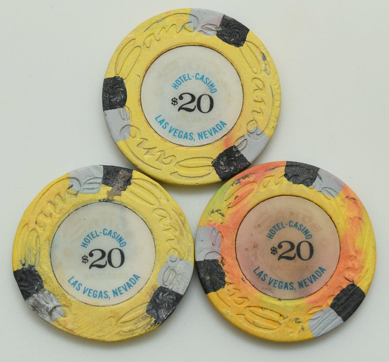 Sands Casino Las Vegas Nevada $20 Dig Chip 1970s