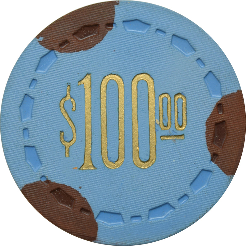 Sans Souci Casino Las Vegas Nevada $100 Small Crown Chip 1960