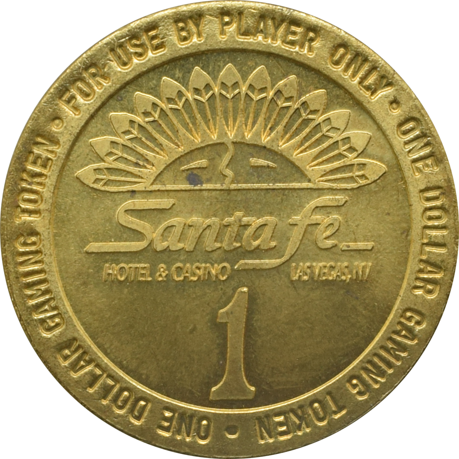 Santa Fe Casino Las Vegas Nevada $1 Eagle Token 1990