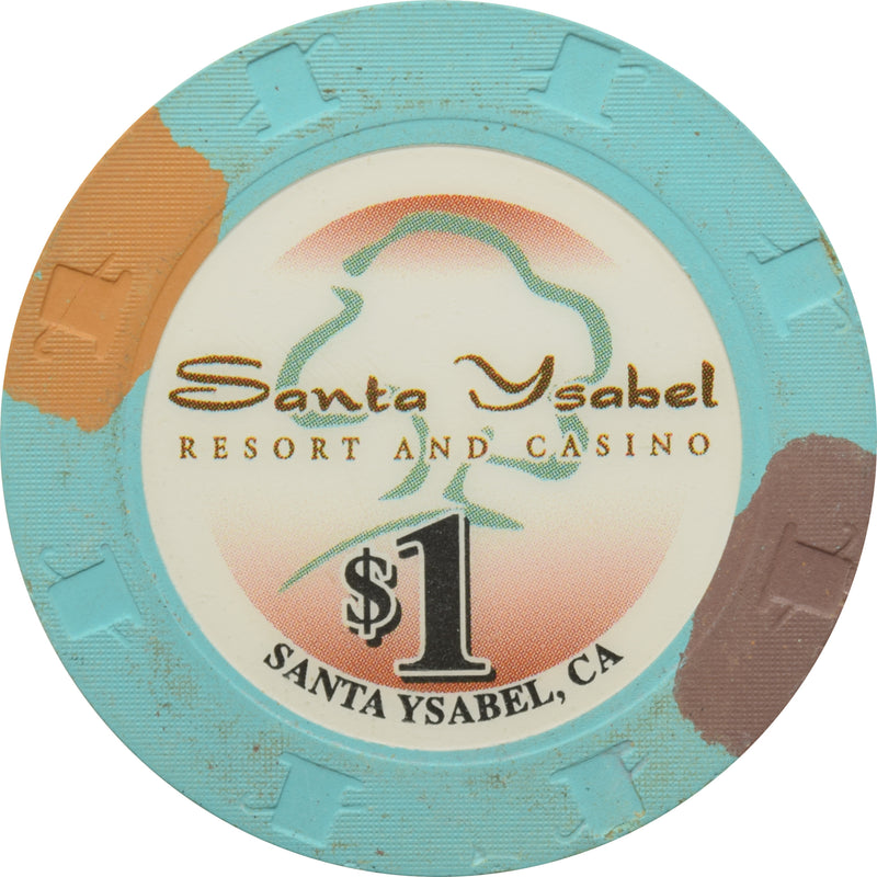 Santa Ysabel Casino Sanata Ysabel CA $1 Chip