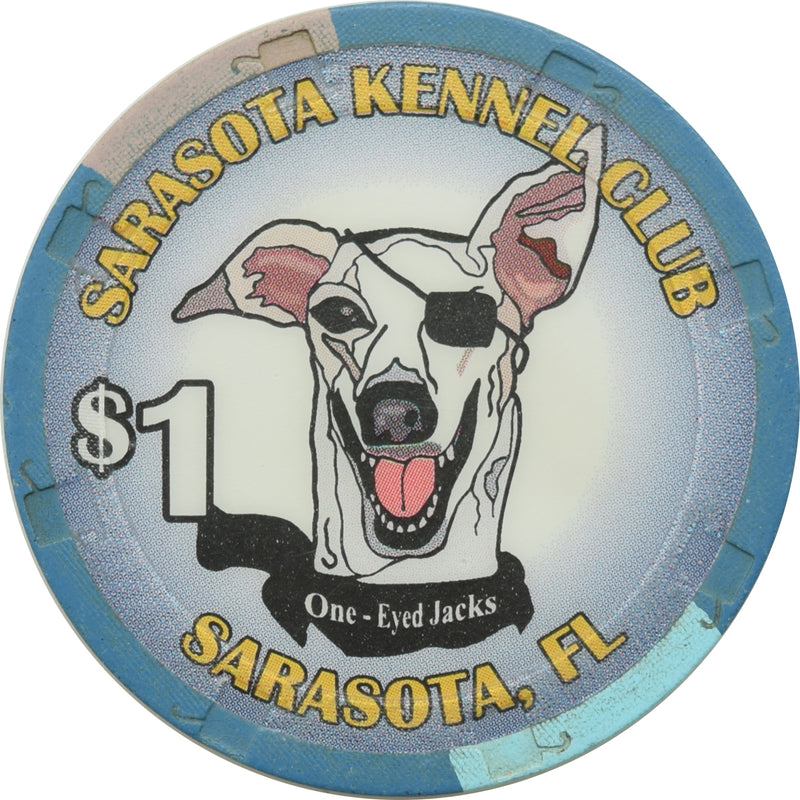 Sarasota Kennel Club Casino Sarasota FL $1 Chip