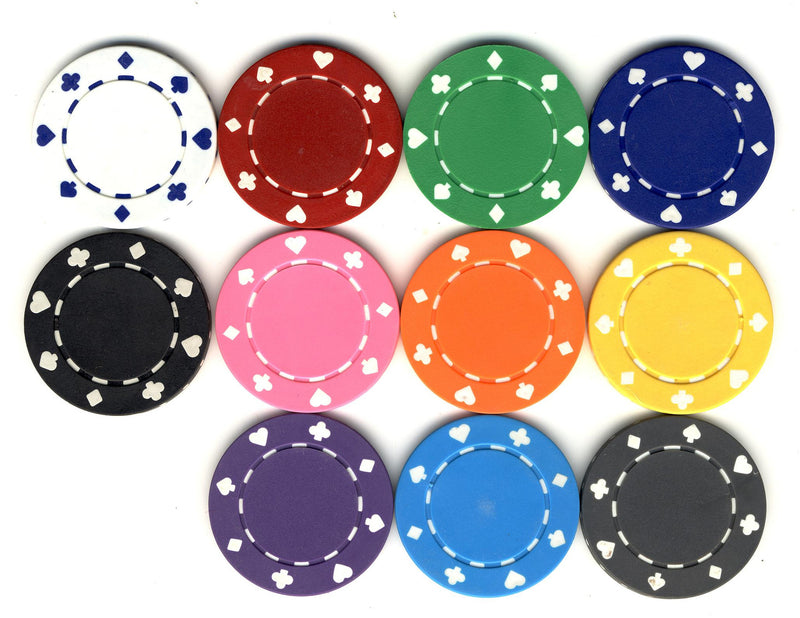 Suited Poker Chip - Spinettis Gaming - 1
