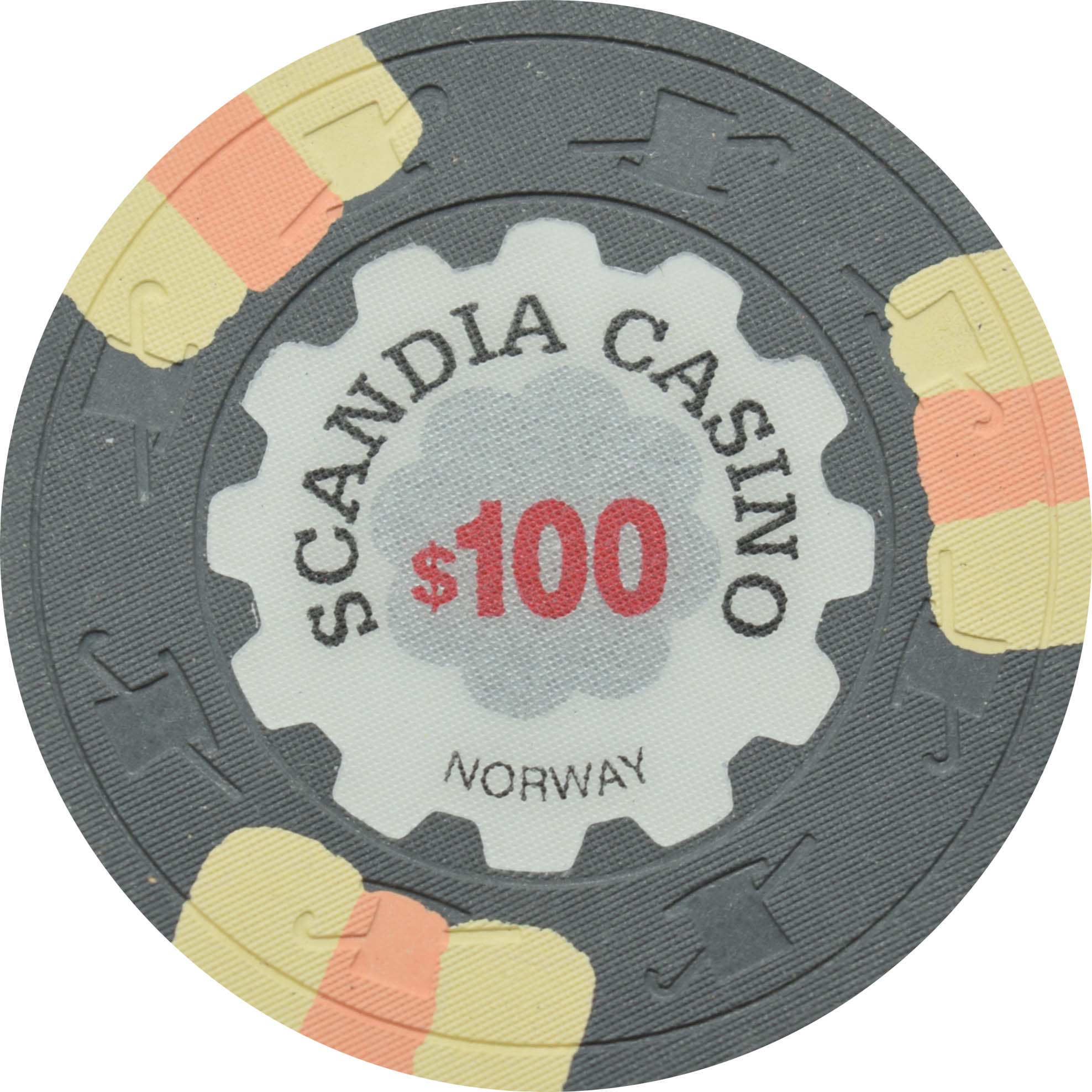 Scandia Casino $100 Chip Paulson Fantasy