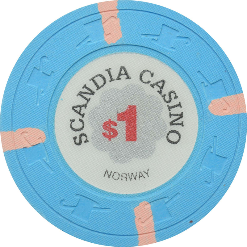 Scandia Casino $1 Chip Paulson Fantasy