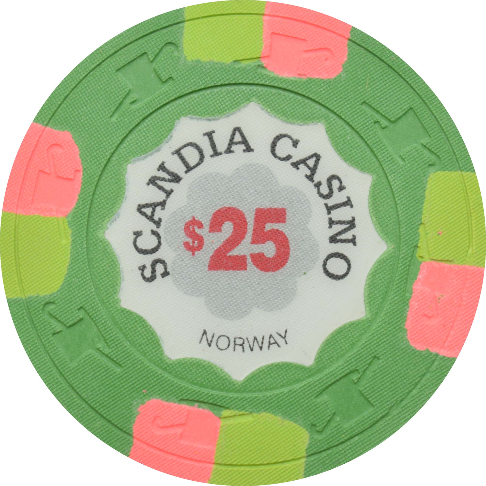 Scandia Casino $25 Chip Paulson Fantasy