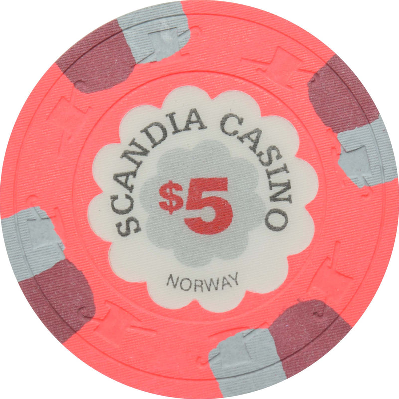 Scandia Casino $5 Chip Paulson Fantasy