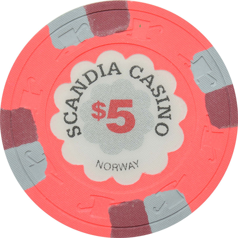 Scandia Casino $5 Chip Paulson Fantasy