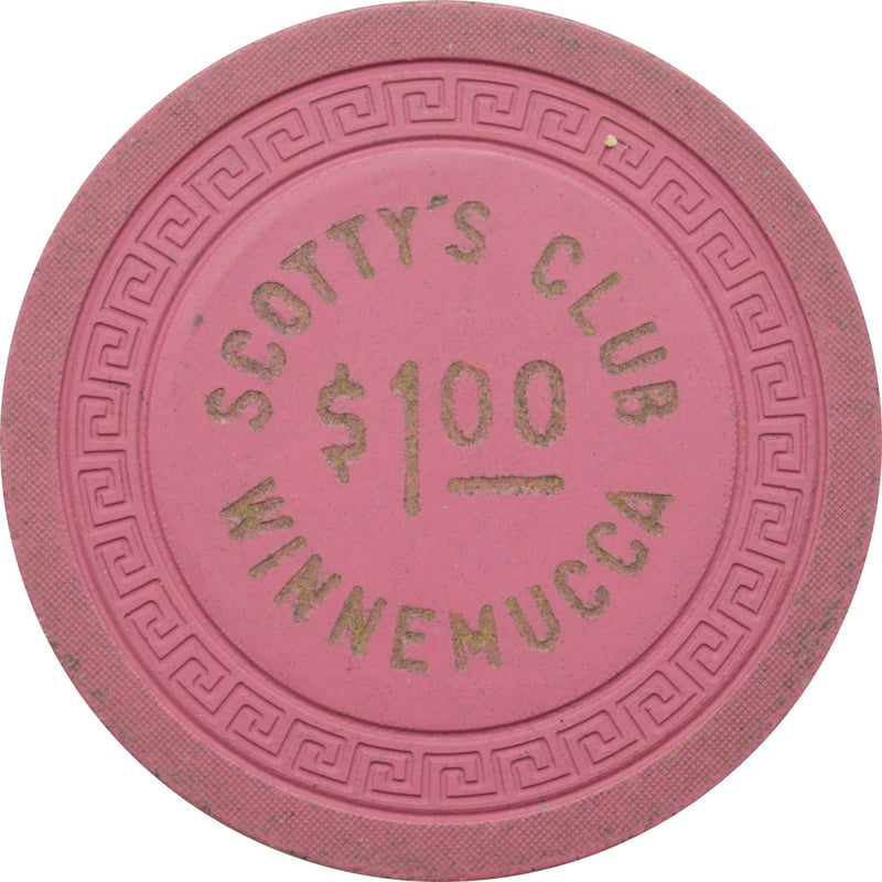 Scotty's Club Casino Winnemucca Nevada $1 Chip 1954