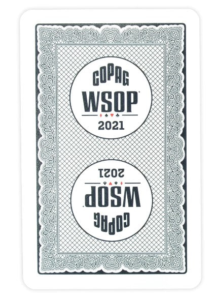2021 Copag WSOP Authentic NEW Black Deck Plastic Playing Cards Bridge Size