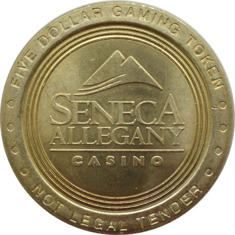 Seneca Allegany Casino Salamanca New York $5 Token