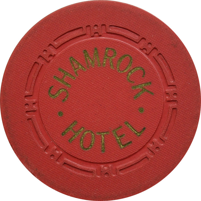 Shamrock Hotel Casino Las Vegas Nevada $25 Chip 1951