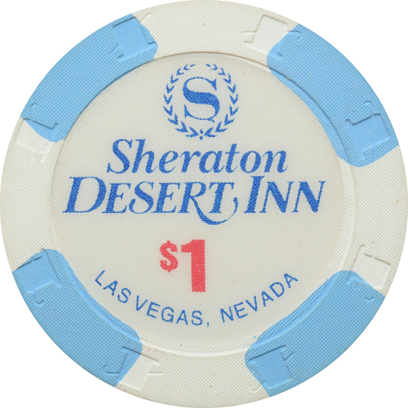 Desert Inn Sheraton Casino Las Vegas Nevada $1 Chip 1993 H&C